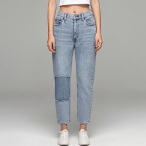 Abercrombie & Fitch Ankle Straight Ultra High Rise Jean Mom Jeans size 4 / 27